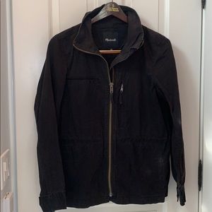 Madewell black utility jacket size L